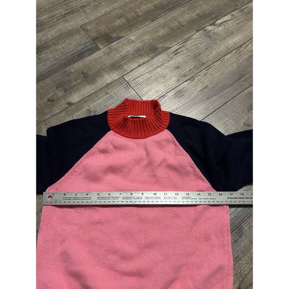 Boden Flora Sweater Wool Cashmere Blend Color Block Preppy Academia Comfy Cozy M - Picture 6 of 9